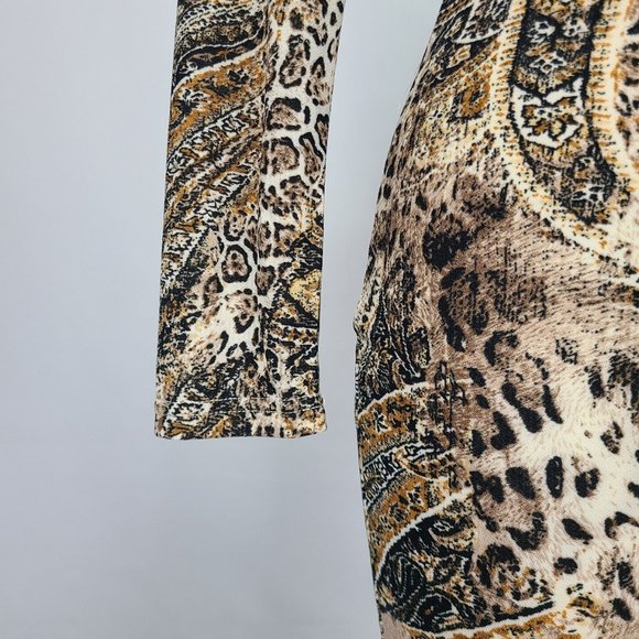 Ebby and I Animal Print Dress Size S NWT - Picture 4 of 15